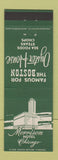 Matchbook Cover - Morrison Hotel Chicago IL Boston Oyster House