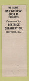 Matchbook Cover - US Grant Hotel Mattoon IL