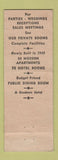 Matchbook Cover - Oak Park Arms Hotel Oak Park IL WEAR