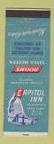 Matchbook Cover - Capitol Inn Sacramento CA