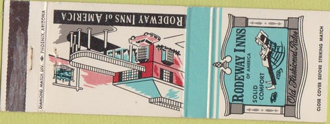 Matchbook Cover - Rodeway Inns of America Phoenix AZ