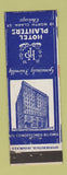Matchbook Cover - Hotel Planters Chicago IL
