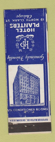Matchbook Cover - Hotel Planters Chicago IL