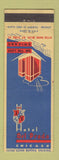 Matchbook Cover - Hotel Del Prado Chicago IL