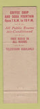 Matchbook Cover - Hotel Penn York PA Old Colony Dining Room
