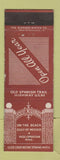 Matchbook Cover - Hotel Miramar Pass Christian MS WEAR