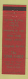 Matchbook Cover - Town House Fresno CA