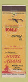 Matchbook Cover - Hotel Adams Phoenix AZ TWA Airlines WEAR