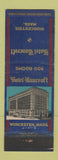 Matchbook Cover - Hotel Bancroft Worcester MA WEAR