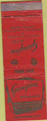 Matchbook Cover - Georgian Motel Folkston GA WEAR