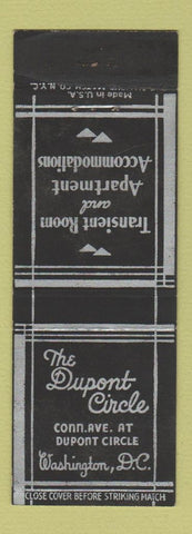 Matchbook Cover - Dupont Circle Hotel Washington DC WEAR