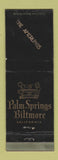 Matchbook Cover - Palm Sprigns Biltmore CA IMPRINT WEAR