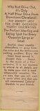 Matchbook Cover - Colonial Gardens Supper Club Strongsville OH