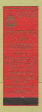 Matchbook Cover - Hotel Occidental Santa Rosa CA