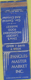 Matchbook Cover - Pangles Master Market Lima OH WORN