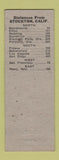 Matchbook Cover - El Rancho Motel Stockton CA