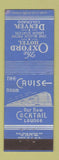 Matchbook Cover - Oxford Hotel Denver Colorado Cruise Room