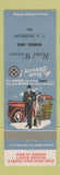 Matchbook Cover - Hotel Warner Warren OH