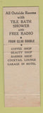 Matchbook Cover - Olympic Hotel San Francisco CA
