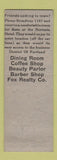 Matchbook Cover - Nortonia Hotel Portland OR