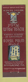 Matchbook Cover - Royal Palm Hotel Miami Beach FL