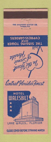 Matchbook Cover - Hotels Walesbilt Lake Wales FL