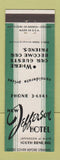 Matchbook Cover - Jefferson Hotel South Bend IN
