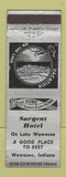 Matchbook Cover - Sargent Hotel Wawasee IN