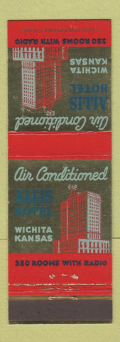 Matchbook Cover - Allis Hotel Wichita KS