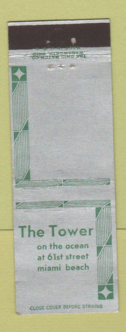 Matchbook Cover - The Tower Miami Beach FL WEAR