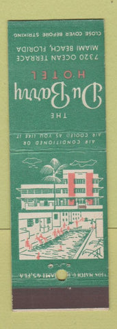 Matchbook Cover - Du Barry Hotel Miami Beach FL