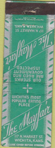 Matchbook Cover - The Mayfair Wichita KS