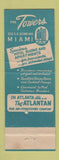 Matchbook Cover - Towers Hotel Miami FL