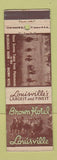 Matchbook Cover - Brown Hotel Louisville KY