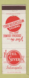 Matchbook Cover - Hotel Severin Indianapolis IN Westchester Grill