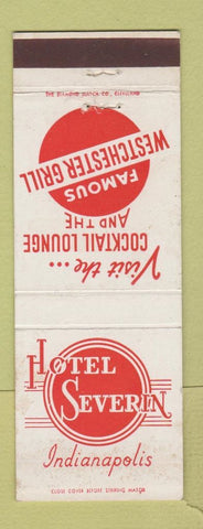 Matchbook Cover - Hotel Severin Indianapolis IN Westchester Grill