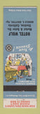 Matchbook Cover - Hotel Wolf Stockton CA