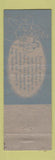Matchbook Cover - Hotel Stacy Trent Trenton NJ