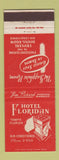 Matchbook Cover - Hotel Floridan Tampa FL