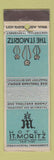Matchbook Cover - Hotel Moritz New York City