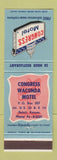 Matchbook Cover - Congress Motel Waconda Beloit KS