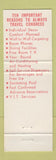 Matchbook Cover - Congress Motel Waconda Beloit KS