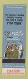 Matchbook Cover - Hotel Wolf Stockton CA