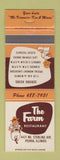 Matchbook Cover - Farm Restaurant Peoria IL WEAR