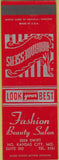Matchbook Cover - Fashion Beauty Salon North Kansas City MO sAMPLE