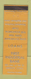 Matchbook Cover - First Industrial Bank Greeley Colorado WEAR