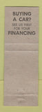 Matchbook Cover - First Industrial Bank Greeley Colorado WEAR