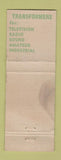 Matchbook Cover - Merit Transformers Radio Parts Chicago IL WEAR