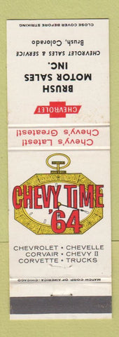 Matchbook Cover - 1964 Chevrolet Brush Colorado