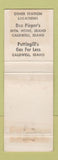 Matchbook Cover - Pettingill's Gas oil Gooding ID